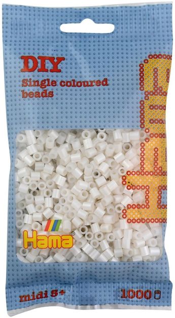 Bild von Hama® Bügelperlen Midi - Perlmutt 1000 Perlen - 207-64