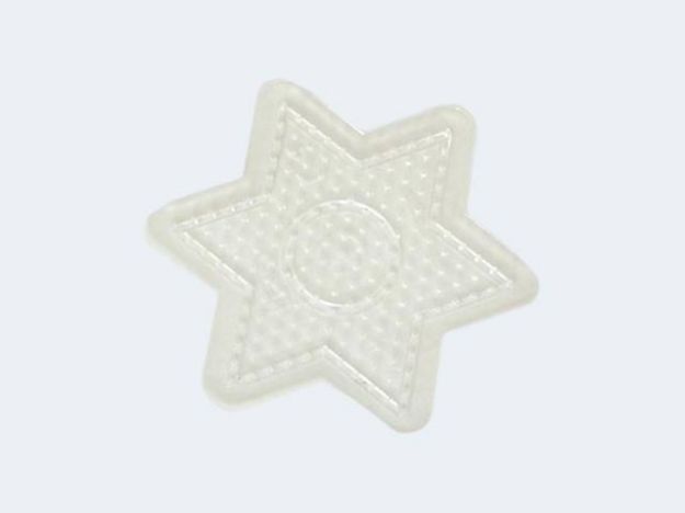 Bild von Hama Platte 10cm Stern transparent - 270TR