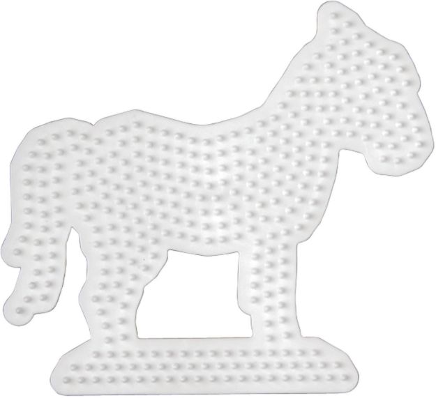 Bild von Hama® Bügelperlen Midi - Stiftplatte Pferd - 281