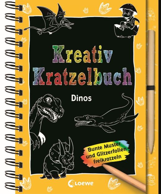 Bild von Loewe Kreativ-Kratzelbuch Dinos - 8201-5