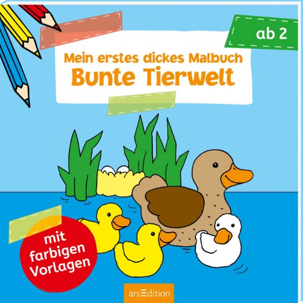 Bild von Mein erstes dickes Malbuch - Bunte Tierwelt - 0943-4