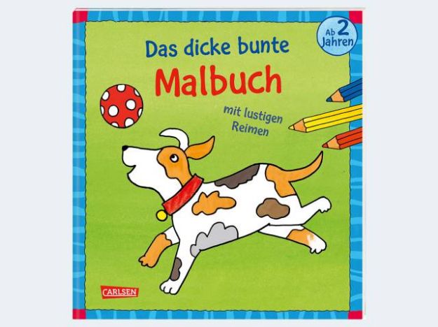 Bild von Das dicke bunte Malbuch mit lustigen Reimen 2J - 18945-5