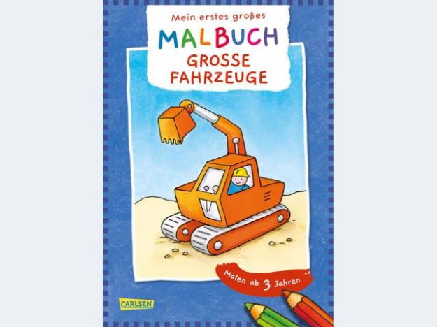 Bild von Erstes gr. Malbuch Fahrzeuge 3J 24S 27x19vm - 19124-3