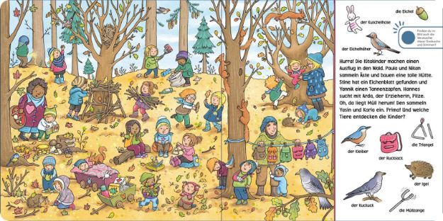 Bild von Hör mal (Soundbuch): Wimmelbuch: Wald und Wiese - 25200-5