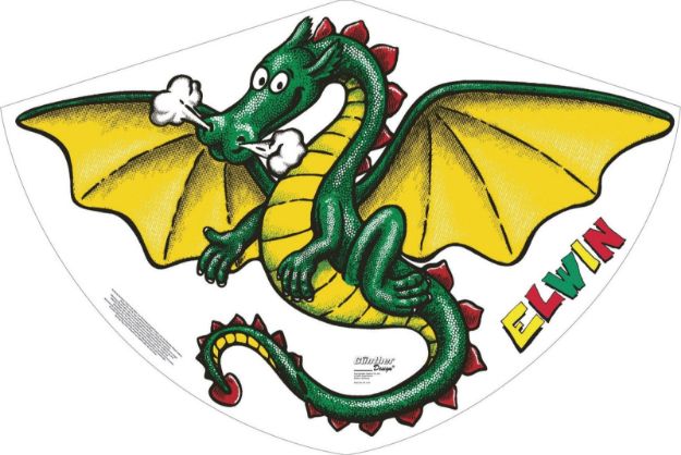 Bild von Günther Einleinerdrachen Elwin, 92x62cm - 1181