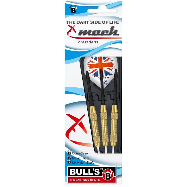Bild von BULL'S 3 Steeldart BULL'S Mach Brass 19g - 11949