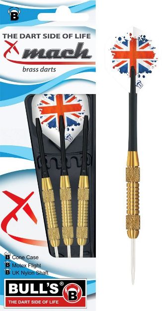 Bild von BULL'S 3 Steeldart BULL'S Mach Brass 19g - 11949