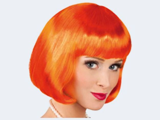Bild von Perücke Bob Cabaret orange - 85893