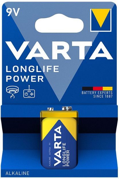 Bild von Varta LONGLIFE POWER 9V Block - 118410