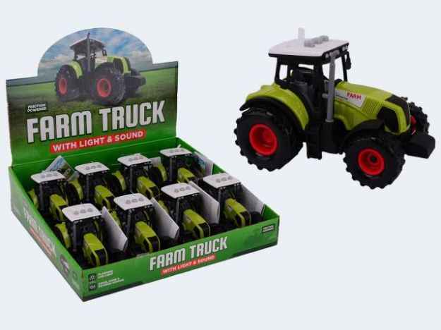 Bild von Traktor mit Licht+Ton 15cm Friktion - Ein Stück wird nach dem Zufallsprinzip zugesendet! - 26111
