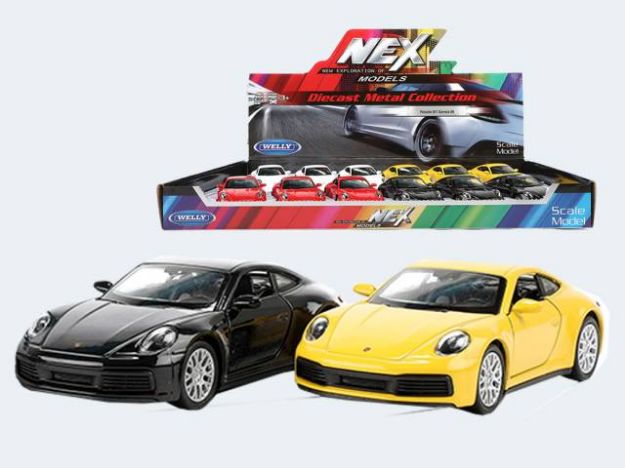 Bild von Welly Porsche 911 Carrera - Eine Verkaufseinheit = 12 Stück - 21728Z