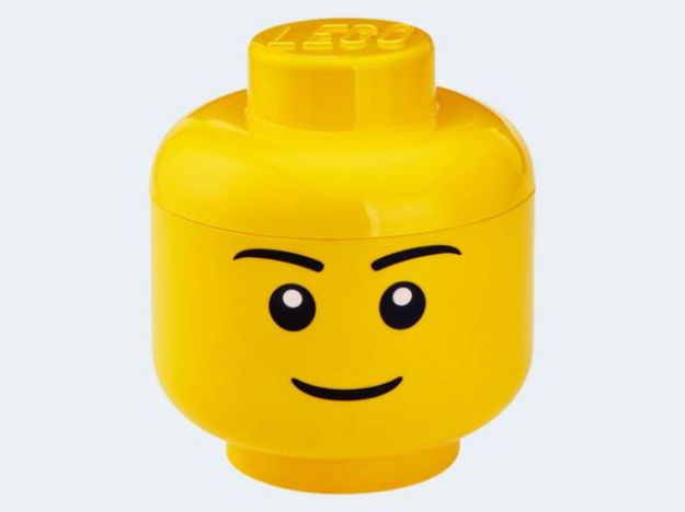 Bild von ROOM LEGO Kopf-Box klein Junge 12x12x18cm - 40311724