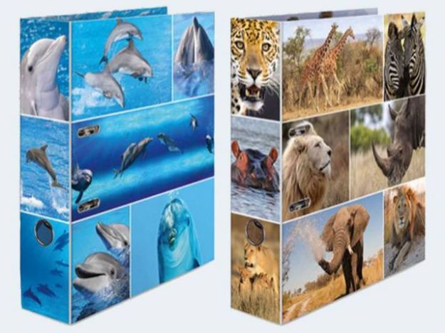 Bild von Motivordner A4/7,5cm 5 Tiermotive - Ein Stück wird nach dem Zufallsprinzip zugesendet! - 7163