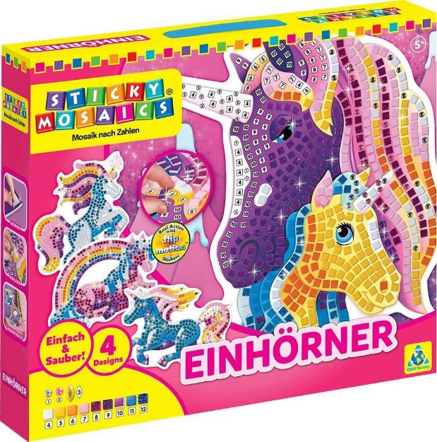 Bild von Sticky Mosaics Einhörner - 620870