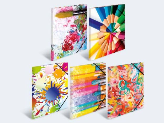 Bild von 10 Sammelmappen A3 Karton Impressionen 5 Motive - 19259