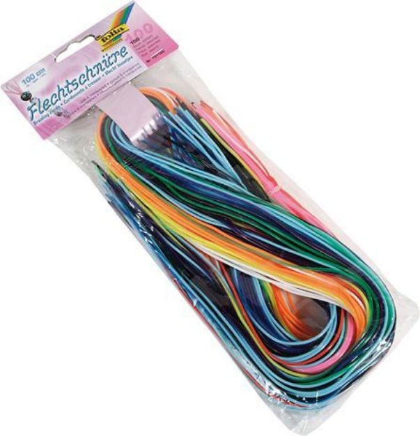 Bild von Folia - Scoubidous opak/transparent 100 Stück - 731100