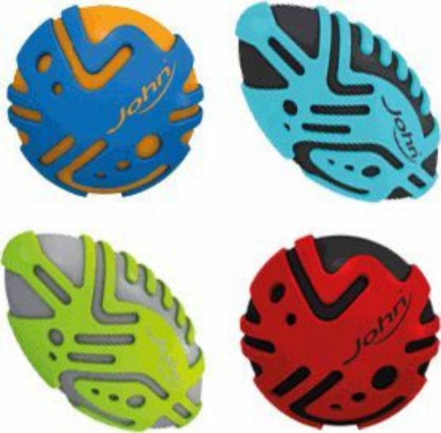 Bild von Cyber Ball 7''Sculpted American Fb & 5'' Round Ball, 24 Stk Ktn - Eine Verkaufseinheit = 24 Stück - 56654