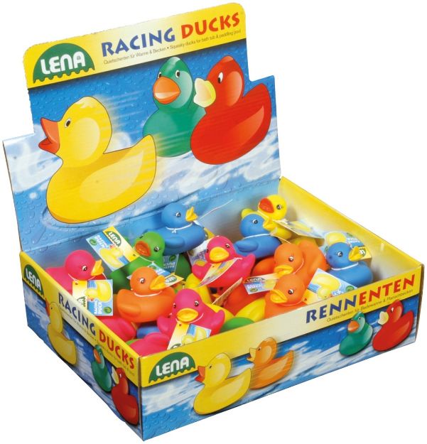 Bild von LENA Racing Duck, ca. 6 cm, in verschiedenen Ausführungen, sortiert - 65531
