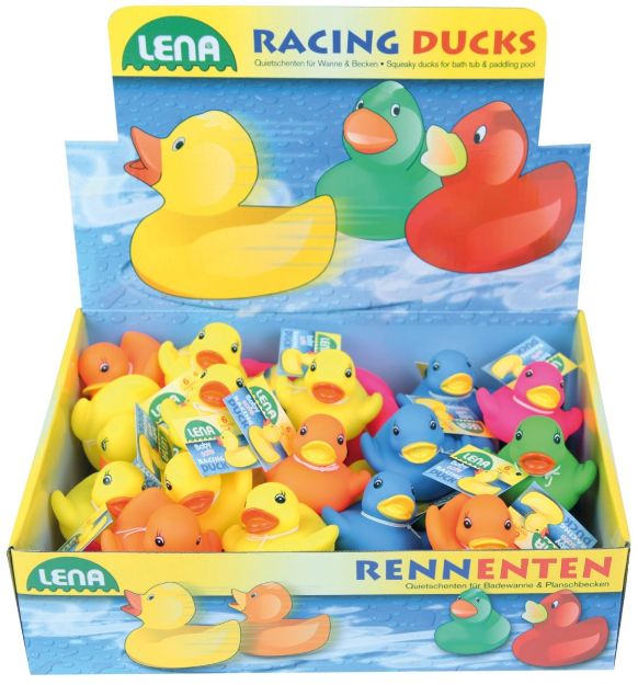 Bild von LENA Racing Duck, ca. 6 cm, in verschiedenen Ausführungen, sortiert - 65531