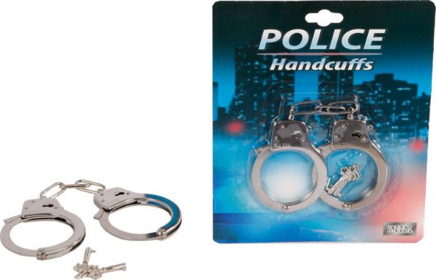 Bild von Handschellen Metall auf Karte - 571822