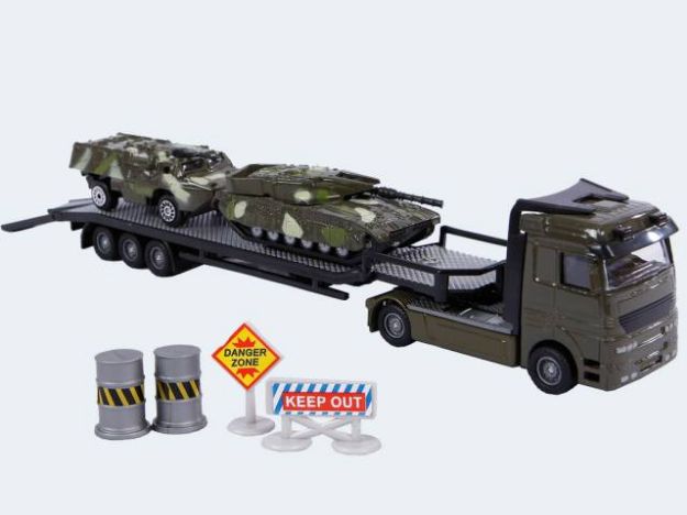 Bild von Militär Sattelschlepper mit 2 Panzer 1:60 - 540104
