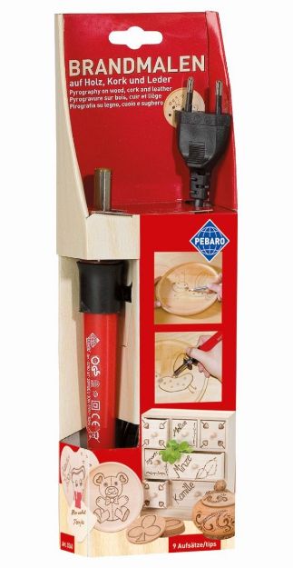 Bild von PEBARO Brandmalkolben-Set mit 9 Aufsätzen - 0260