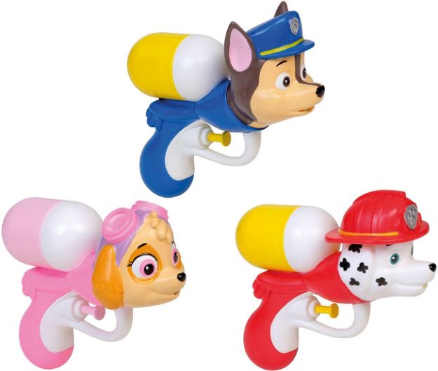 Bild von Paw Patrol Wasserpistole, ca. 18 cm Reichweite: ca.6m, Tankinhalt: ca.90ml, 3-fach sortiert - 16338