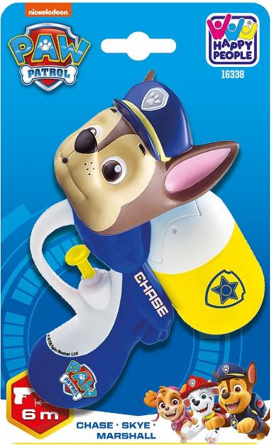 Bild von Paw Patrol Wasserpistole, ca. 18 cm Reichweite: ca.6m, Tankinhalt: ca.90ml, 3-fach sortiert - 16338
