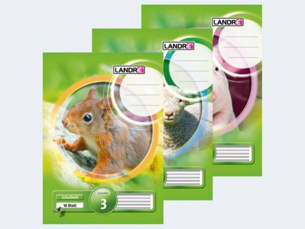 Bild von Heft A5/16 Lin3 liniert Landre - Eine Verkaufseinheit = 10 Stück - 100050069