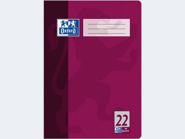 Bild von Heft A4/16 Lin22 kariert oR Oxford - Eine Verkaufseinheit = 15 Stück - 100050308