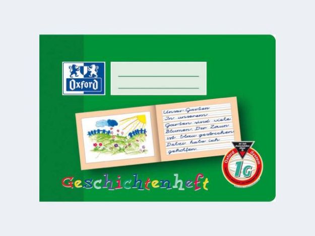 Bild von Schreib-Lernheft 1G A5/16 Geschichtenheft Oxford - Eine Verkaufseinheit = 10 Stück - 100 050 103