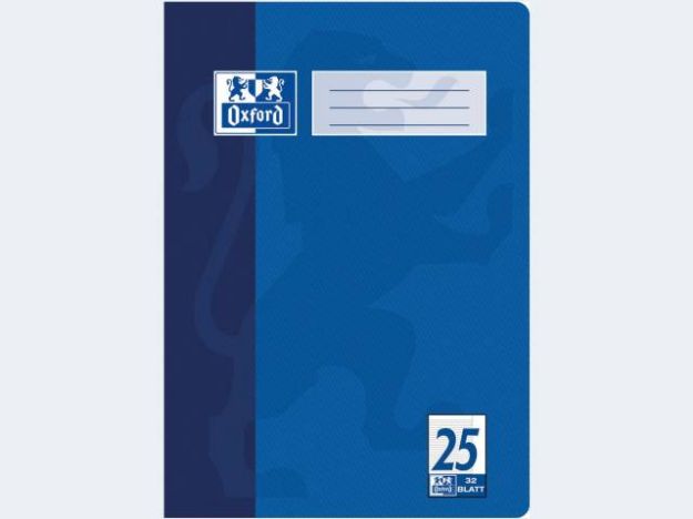 Bild von Heft A4/32 Lin25 liniert mR Oxford - Eine Verkaufseinheit = 10 Stück - 100050329