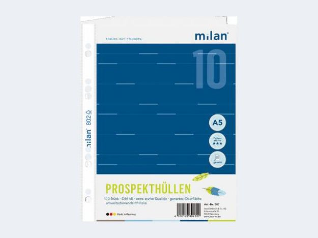 Bild von Milan 100 Prospekthüllen A5 802