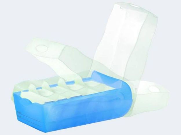 Bild von Croco Lernkartei A7 blau transluzent - 997-643