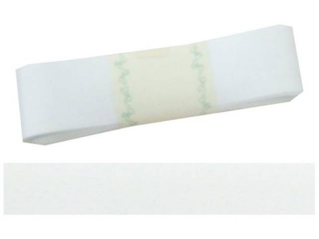 Bild von Satinband 25mmx3m weisse Stränge - Eine Verkaufseinheit = 15 Stück - 1972025011503