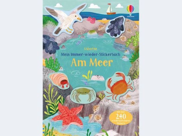 Bild von Usborne Immer-wieder-Stickerbuch Am Meer 3J 32S A5 - 791645