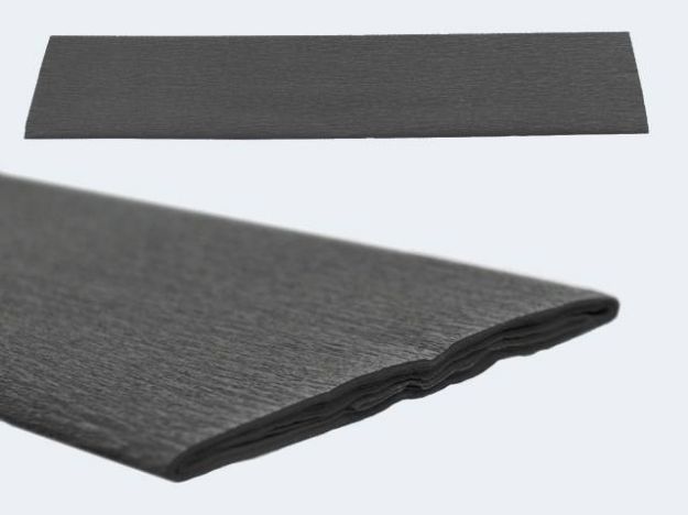 Bild von Krepp-Papier 50x250 schwarz - Eine Verkaufseinheit = 10 Stück - 12061-199