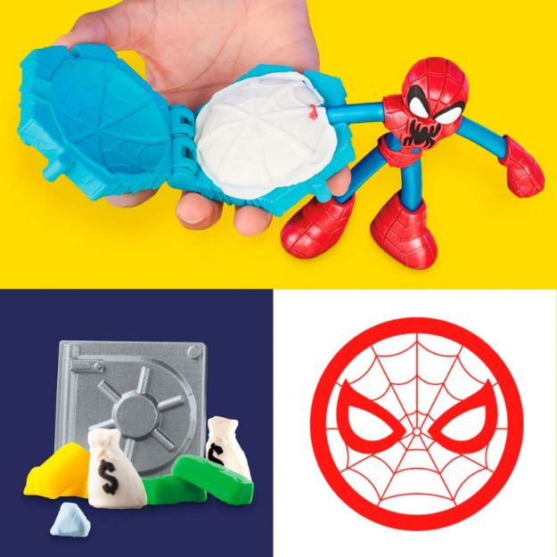 Bild von PlayDoh Spider-Man Netz-Action Knetset
