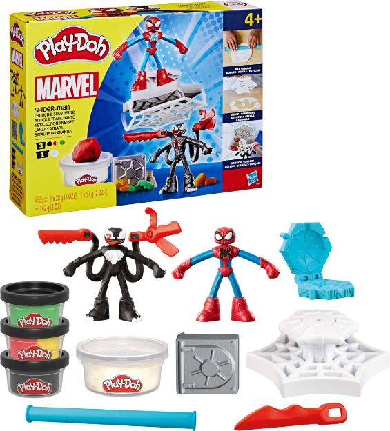 Bild von PlayDoh Spider-Man Netz-Action Knetset