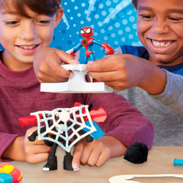 Bild von PlayDoh Spider-Man Netz-Action Knetset