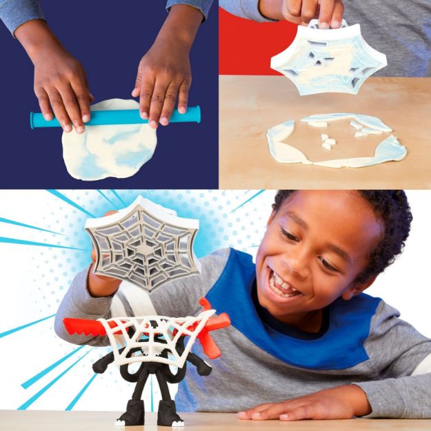 Bild von PlayDoh Spider-Man Netz-Action Knetset