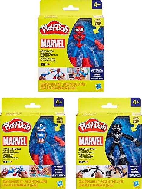 Bild von PlayDoh Marvel Figuren Knetspielset sortiert