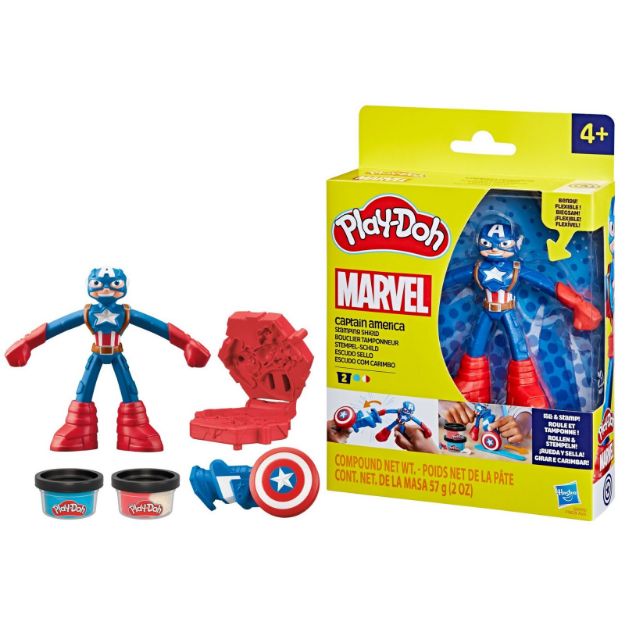 Bild von PlayDoh Marvel Figuren Knetspielset sortiert