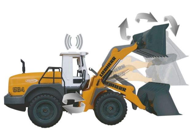 Bild von JAMARA 405007 Radlader Liebherr 564 1:20 2,4GHz