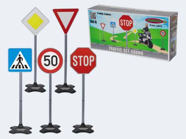 Bild von Jamara 5 Verkehrsschilder Set A 81cm - 460257