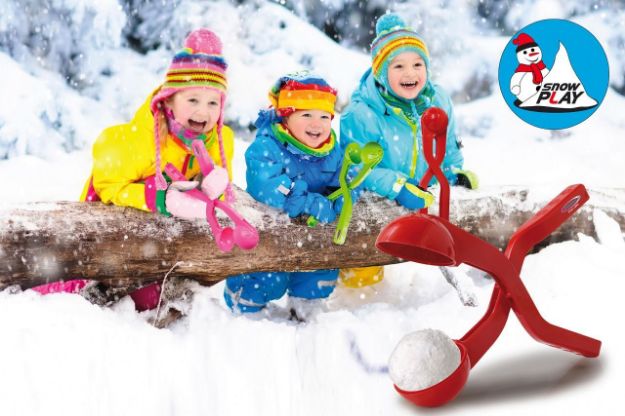 Bild von Schneeball-Zange rot 38cm für 7cm Schneebälle - 460394