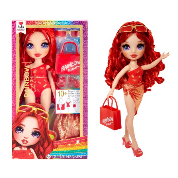 Bild von Rainbow High Swin Style Fashion Doll Ruby (Red)