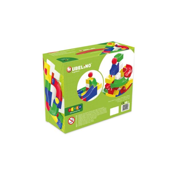 Bild von HUBELINO Kugelbahn Baukasten mini (45-teilig) - 420169