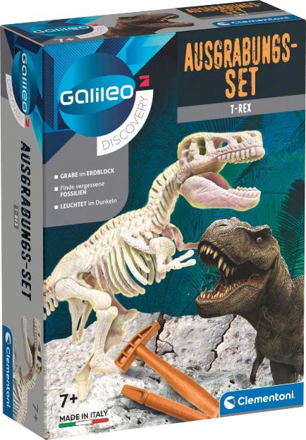 Bild von Clementoni Galileo Ausgrabungsset Glow in the dark - Dinosaurier T-Rex - 69404.4