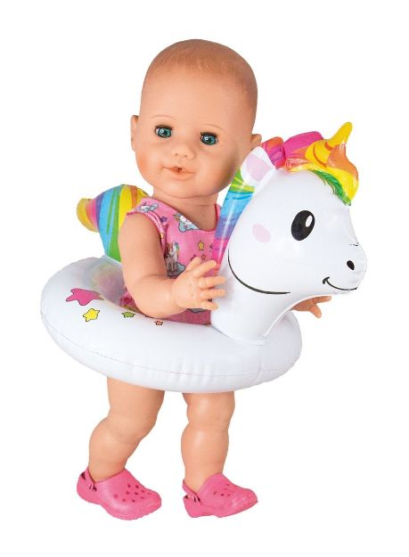 Bild von Puppen-Schwimmset ''Einhorn Henri'', Gr. 35-45 cm - 66